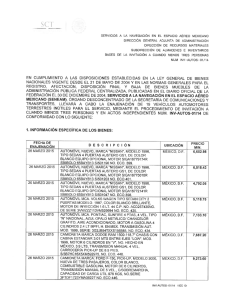 SERVICIOS A LA NAVEGACION EN EL ESPACIO AEREO