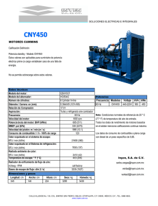 Modelo CNY450 - INYEN S.A. de C.V.