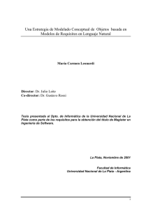 Una Estrategia de Modelado Conceptual de Objetos basada en