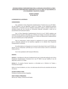 decreto supremo nº 010-2014-tr - Ministerio de Trabajo y Promoción