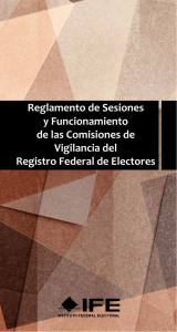 Reglamento de Sesiones y Funcionamiento de las Comisiones de