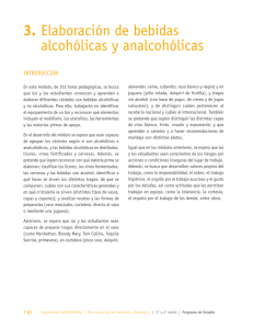 Módulo 3 - Elaboración de bebidas alcohólicas y analcohólicas