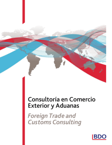 Consultoría en Comercio Exterior y Aduanas Foreign Trade and