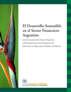 Finance and Sustainability in Argentina