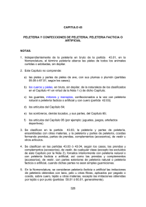PELETERIA FACTICIA O ARTIFICIAL NOTAS. 1