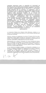 Convenio Específico para la Asunción de Funciones en Materia de