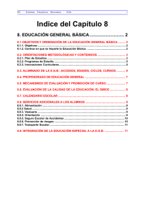 8. Educación General Básica