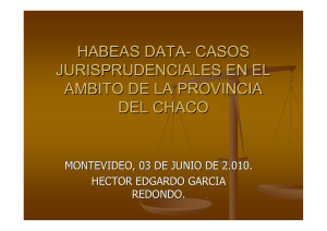 HABEAS DATA- CASOS JURISPRUDENCIALES EN EL AMBITO