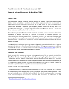 Acuerdo sobre el Comercio de Servicios (TISA)