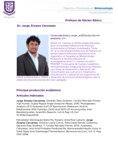 Dr. Álvarez Cervantes Jorge - Universidad Politécnica de Pachuca
