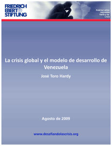 La crisis global y el modelo de desarrollo de Venezuela