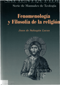 Fenomenología y filosofía de la religión