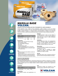 Masilla Base Volcán® Descargar Ficha PDF