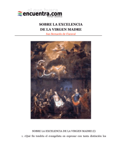 Sobre la Excelencia de la Virgen Madre - catequesis familiar