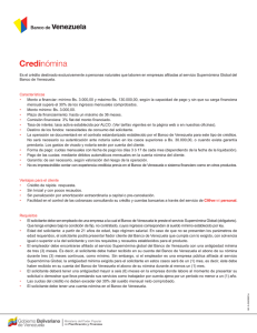 Credinómina - Banco de Venezuela