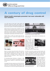 A century of drug control - United Nations Office on Drugs and Crime