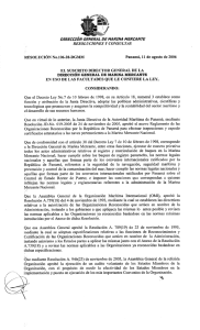 dirección general de marina mercante