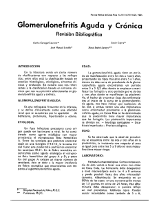 Glomerulonefritis Aguda y Crónica