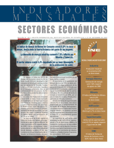 SECTORES ECONÓMICOS - Instituto Nacional de Estadísticas