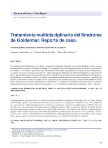 Tratamiento multidisciplinario del Síndrome de Goldenhar