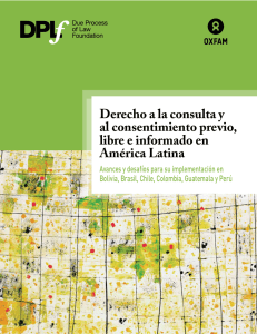 Derecho a la consulta y al consentimiento previo, libre e