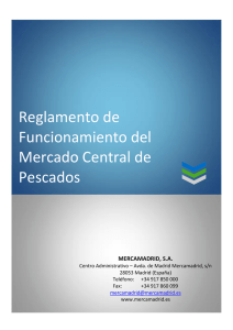 Reglamento de Funcionamiento del Mercado Central