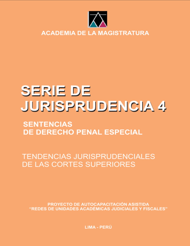 SERIE DE JURISPRUDENCIA 4