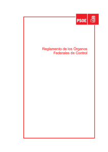 Reglamento de los Órganos Federales de Control