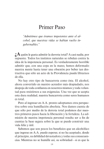 Doce Pasos - Primer Paso - (pp. 19-22)