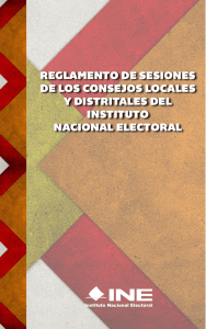 reglamento de sesiones de los consejos locales y distritales del