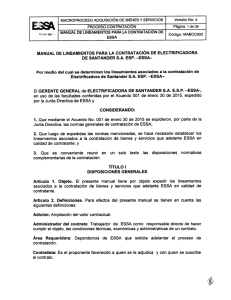 Gm,m,ep MANUAL DE LINEAMIENTOESS::RA LA CONTRATACIÓN