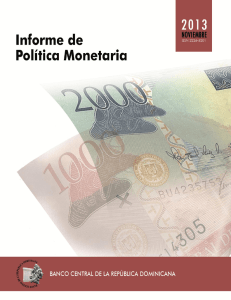 Informe de Política Monetaria - Banco Central de la República