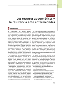 Los recursos zoogenéticos y la resistencia ante enfermedades