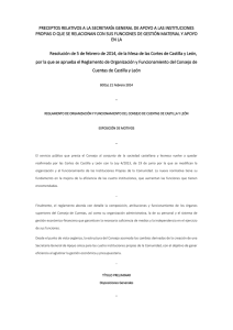 Reglamento de Organización y Funcionamiento del Consejo de