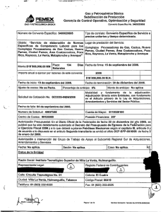 Convenio 5400020605 - Pemex Gas y Petroquímica Básica