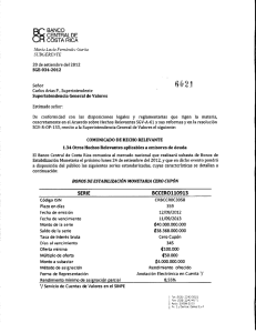 documento oficial - Banco Central de Costa Rica