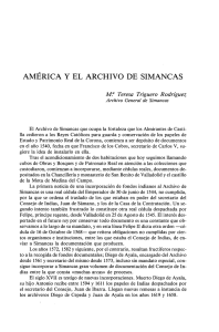América y el archivo de Simancas