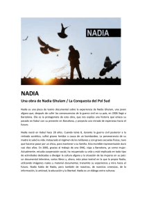 Una obra de Nadia Ghulam / La Conquesta del Pol Sud