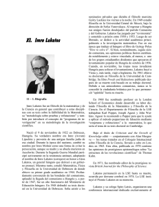 XI. Imre Lakatos