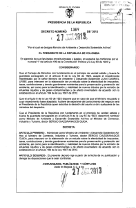 decreto 1369 del 27 de junio de 2013