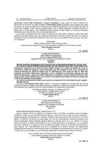 Page 1 36 (Tercera Sección) DIARIO ORICIAL Miércoles 15 de abril