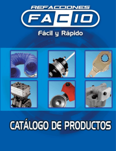 Catalogo de productos - REFACCIONES FACIO