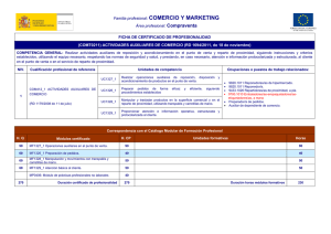 FICHA DE CERTIFICADO DE PROFESIONALIDAD (COMT0211