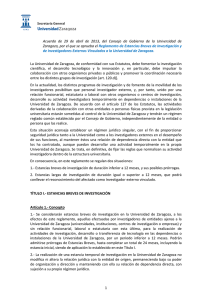 Reglamento - Universidad de Zaragoza
