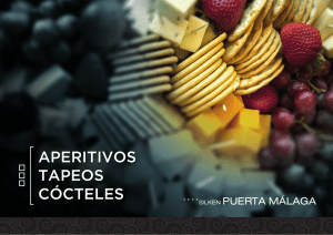 Aperitivos, cócteles y tapeos