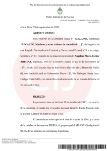Poder Judicial de la Nación ///nos Aires, 29 de septiembre de 2016