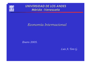 Teoría de las ventajas comparativas