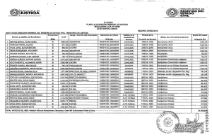 Dirección General del Registro de Estado Civil, Marzo Año 2016