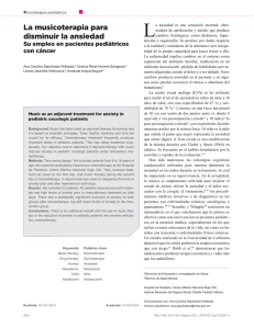 La musicoterapia para disminuir la ansiedad