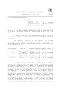 “A” 2539 - del Banco Central de la República Argentina